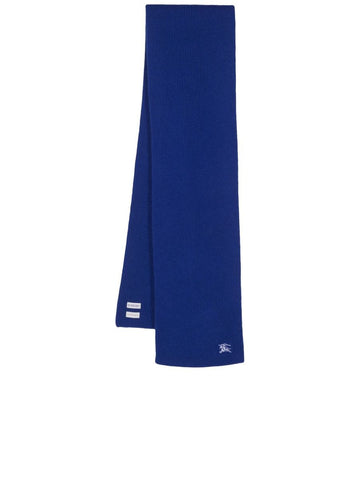 Cashmere Ribbed Knit Scarf
