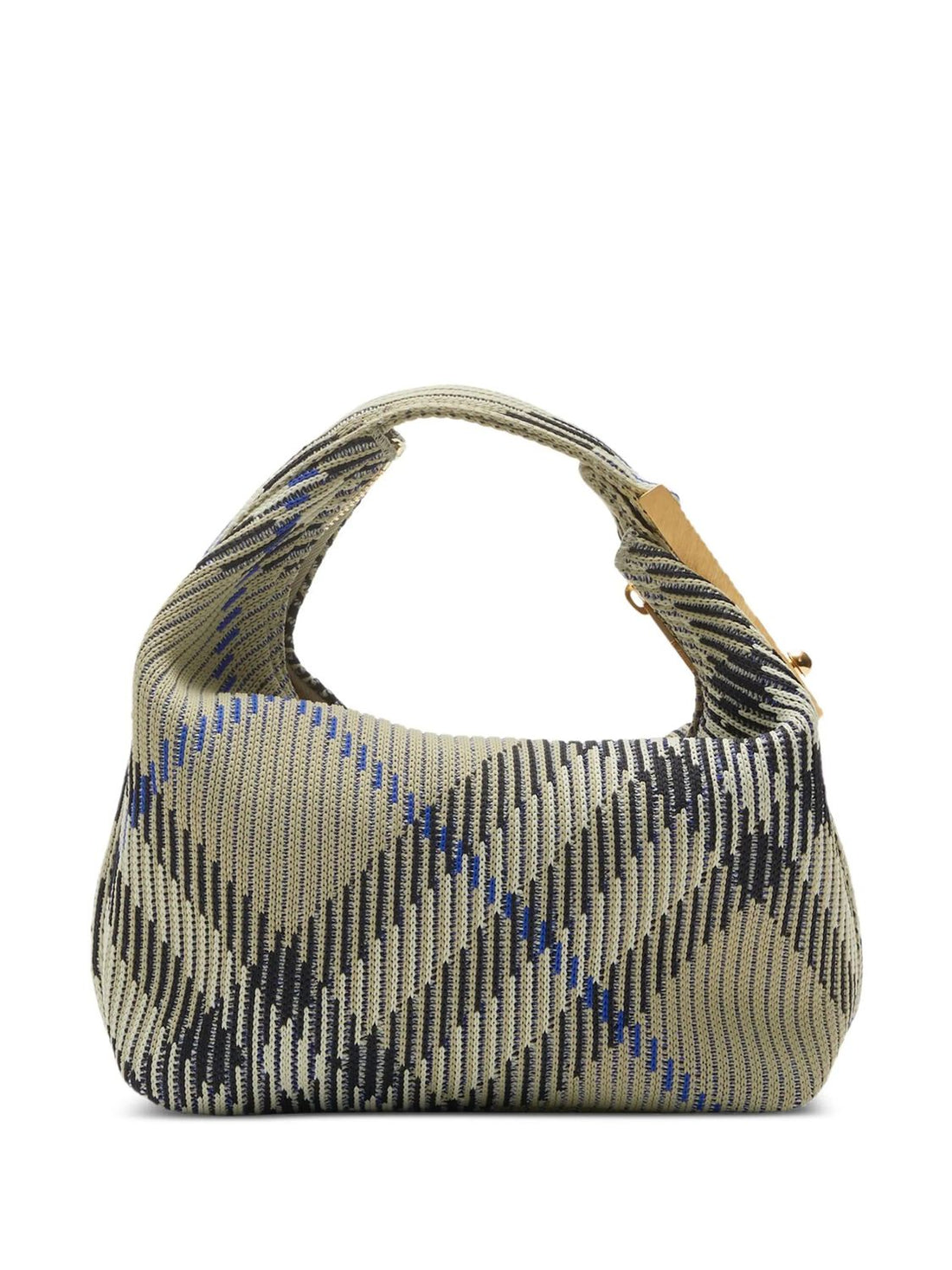 CHECK NYLON MINI HANDBAG