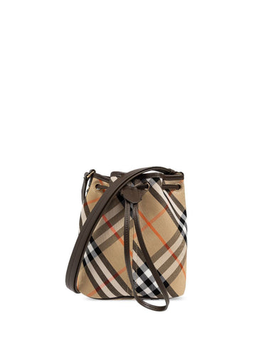 CHECK BUCKET BAG
