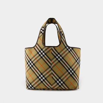 Medium Check Tote