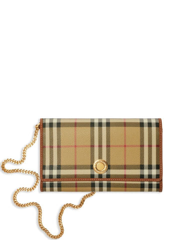 Check Chain Strap Wallet