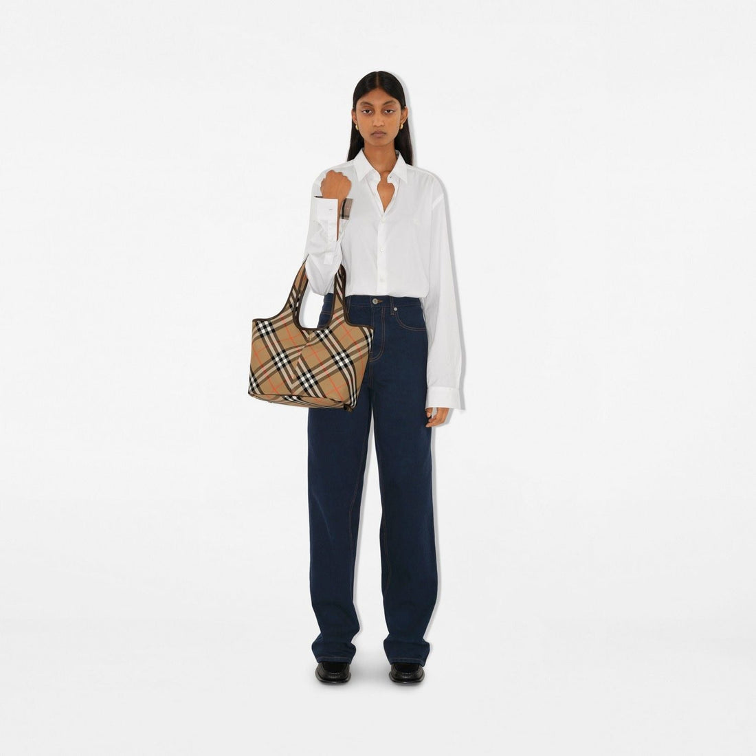 Small Check Tote