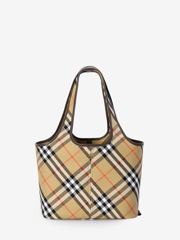 Small Check Tote Bag
