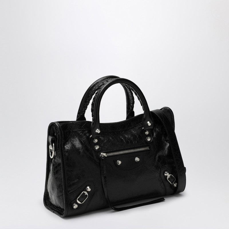 Balenciaga Le City Small Tote Bag Black Women