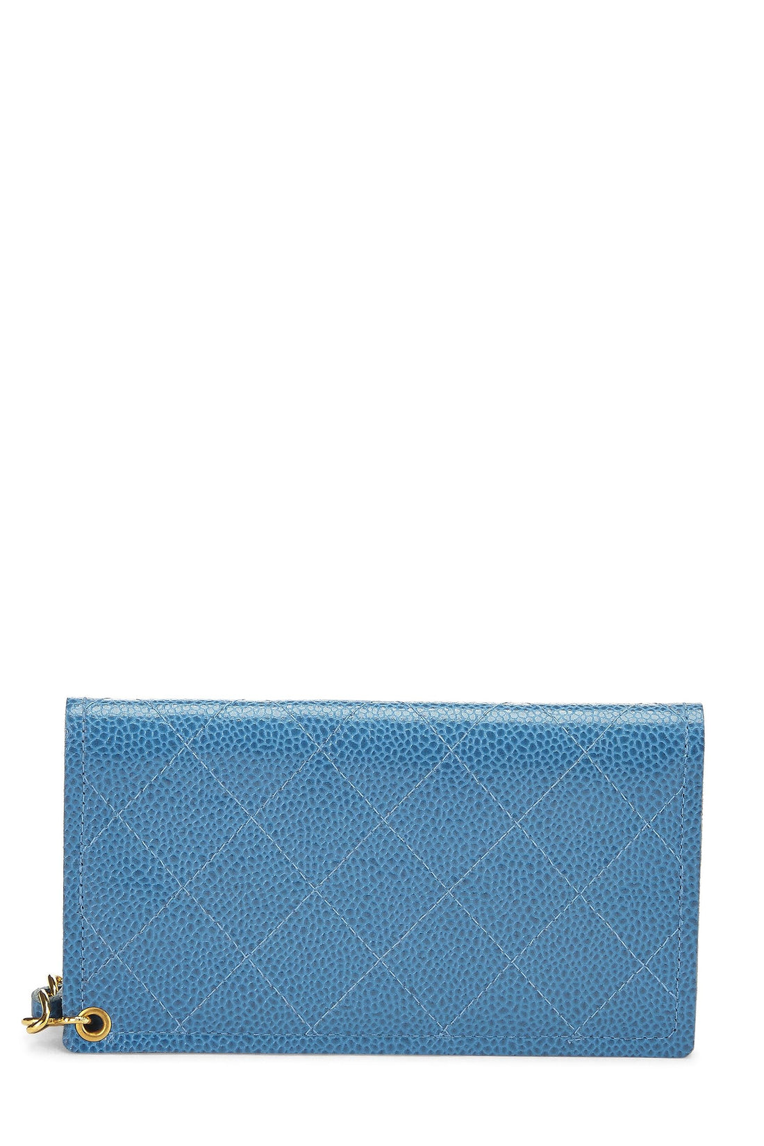Chanel,  Blue Caviar Wallet on Chain (WOC), Blue
