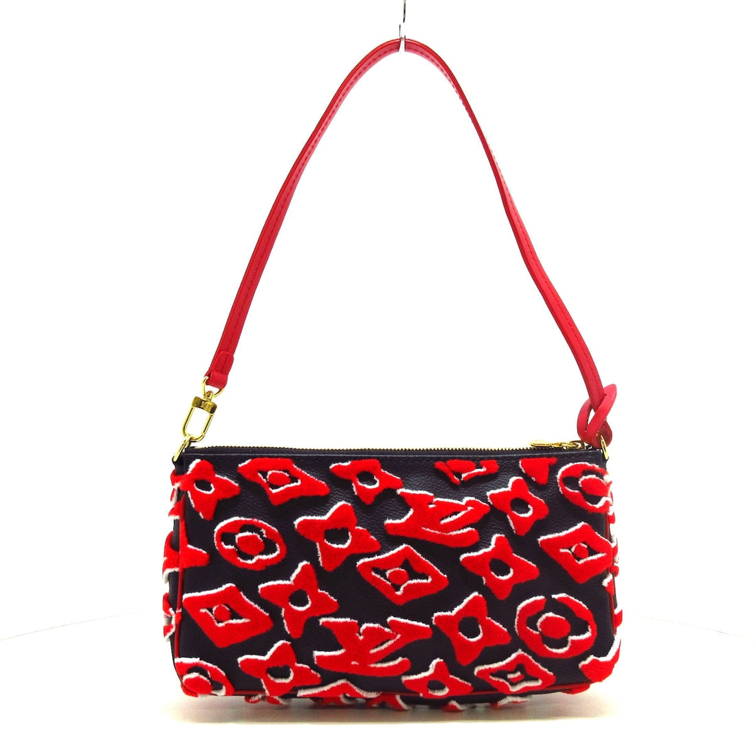 Louis Vuitton Pochette Accessoire  Canvas Clutch Bag ()