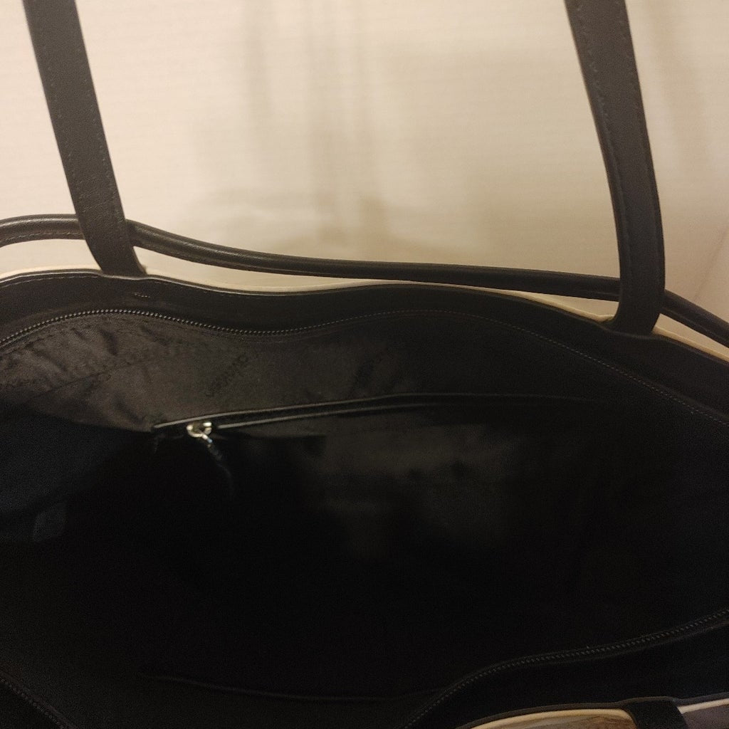 Calvin Klein Mallory Nylon North/South Vertical Branding Tote