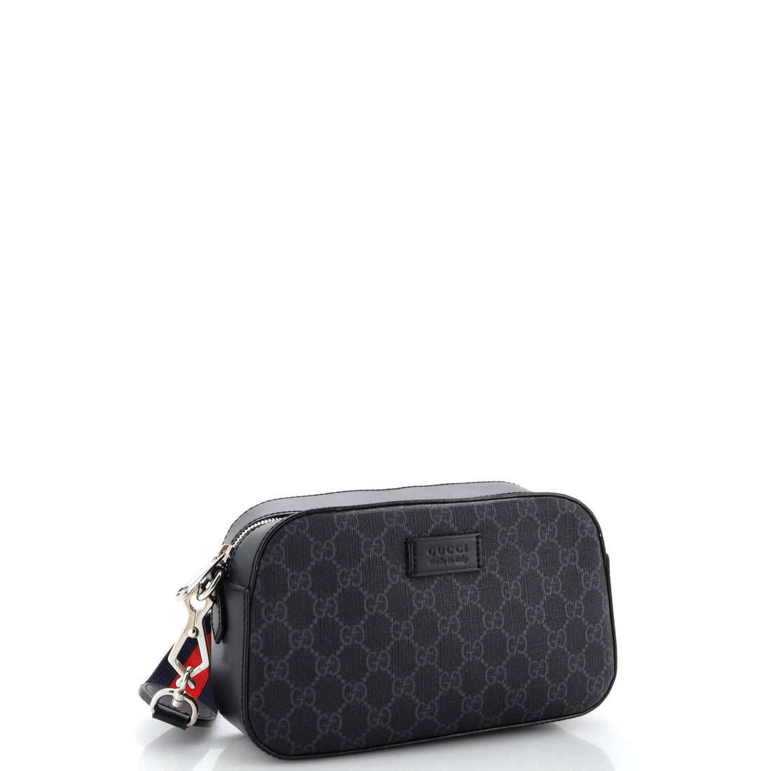 Camera Shoulder Bag GG Coated Canvas Small