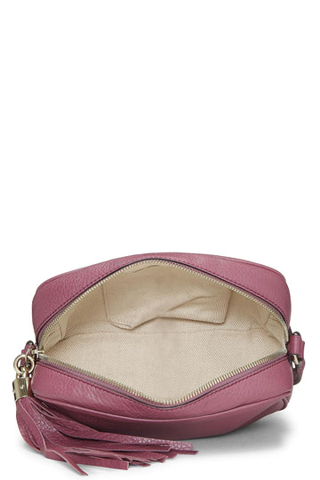 Gucci,  Purple Grain Leather Soho Disco, Purple