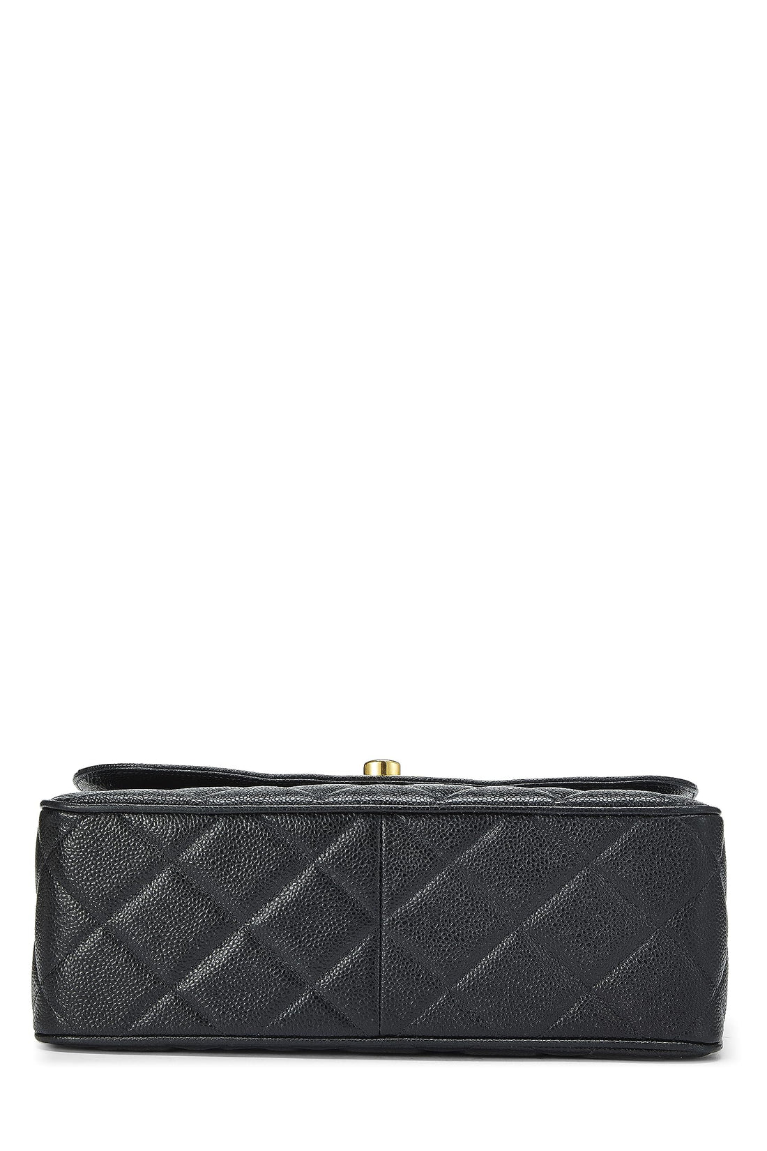 Chanel,  Black Caviar Big CC Square Flap Large, Black