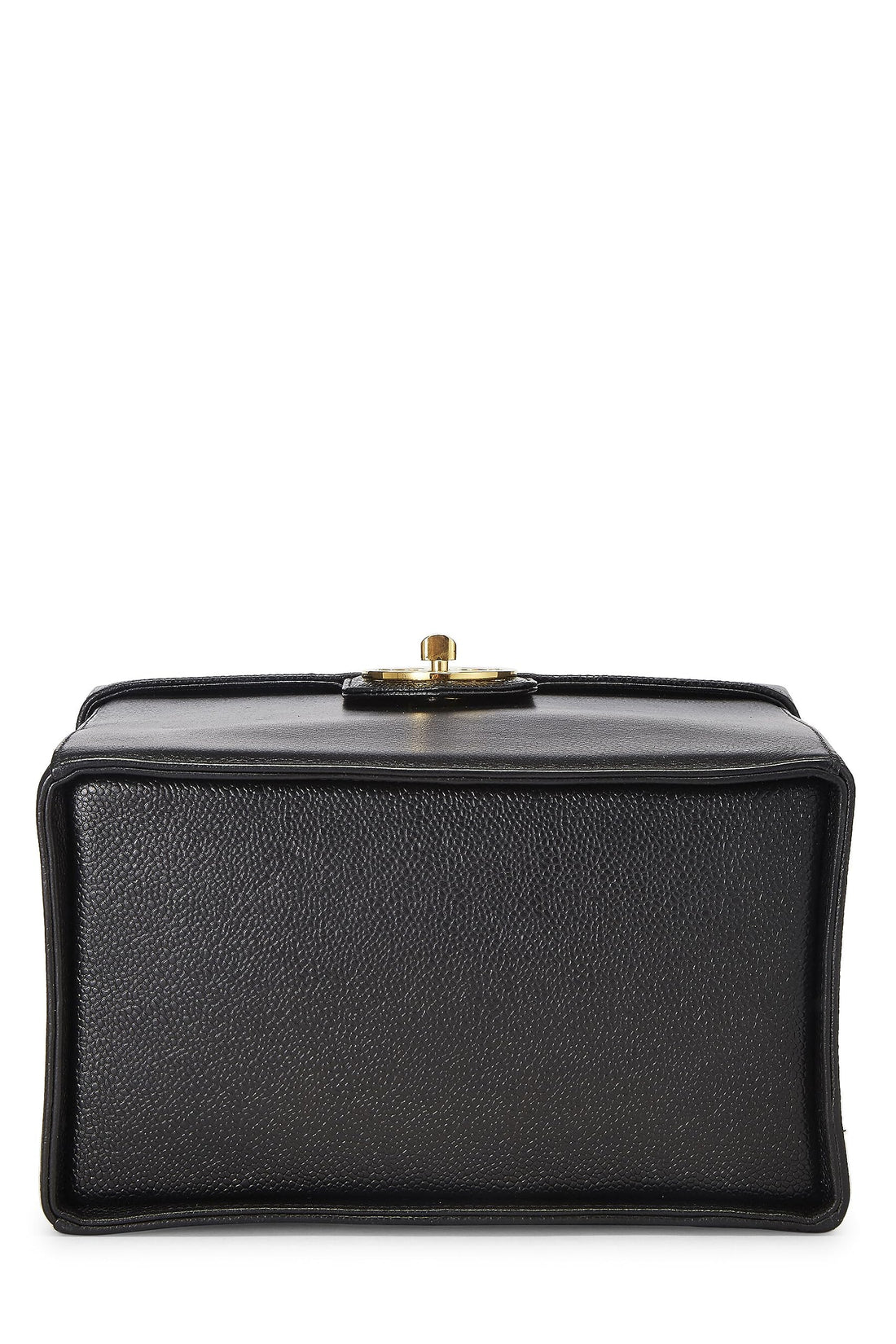 Chanel,  Black Caviar Circle 'CC' Vanity Large, Black