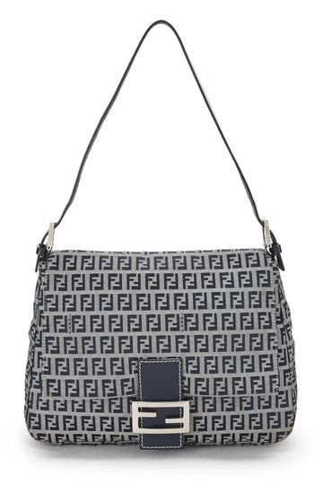 Fendi,  Navy Zucchino Canvas Mama, Navy
