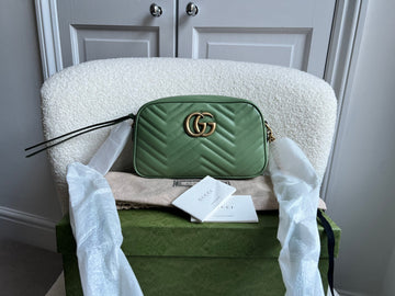 Gucci GG Sage agreen Marmont Small Shoulder Bag (RRP £1340)