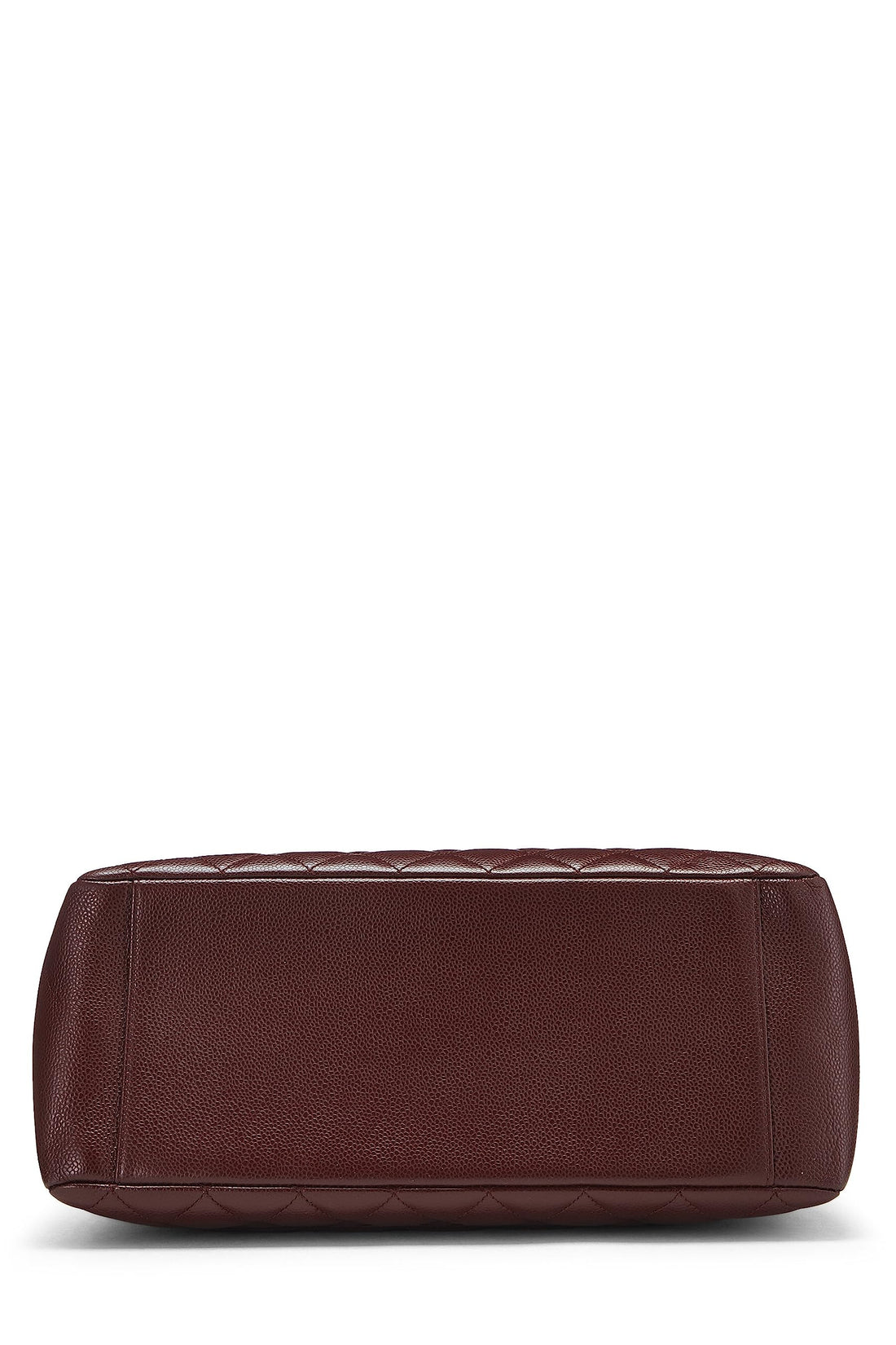 Chanel,  Burgundy Quilted Caviar Grand Shopping Tote (GST), Burgundy