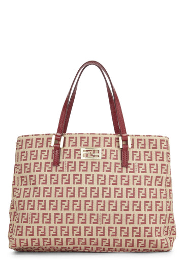 Fendi,  Red Zucchino Tote Small, Red