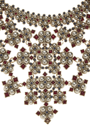 Chanel,  Multicolor Gripoix Statement Necklace, Multi