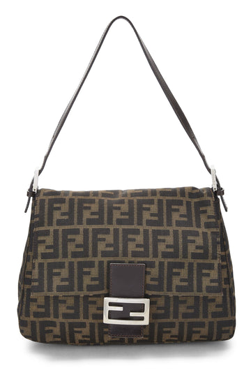 Fendi,  Brown Zucca Canvas Mama, Brown