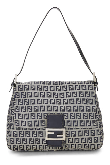 Fendi,  Navy Zucchino Canvas Mama, Navy