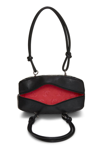 Chanel,  Black Calfskin Cambon Ligne Bowler, Black