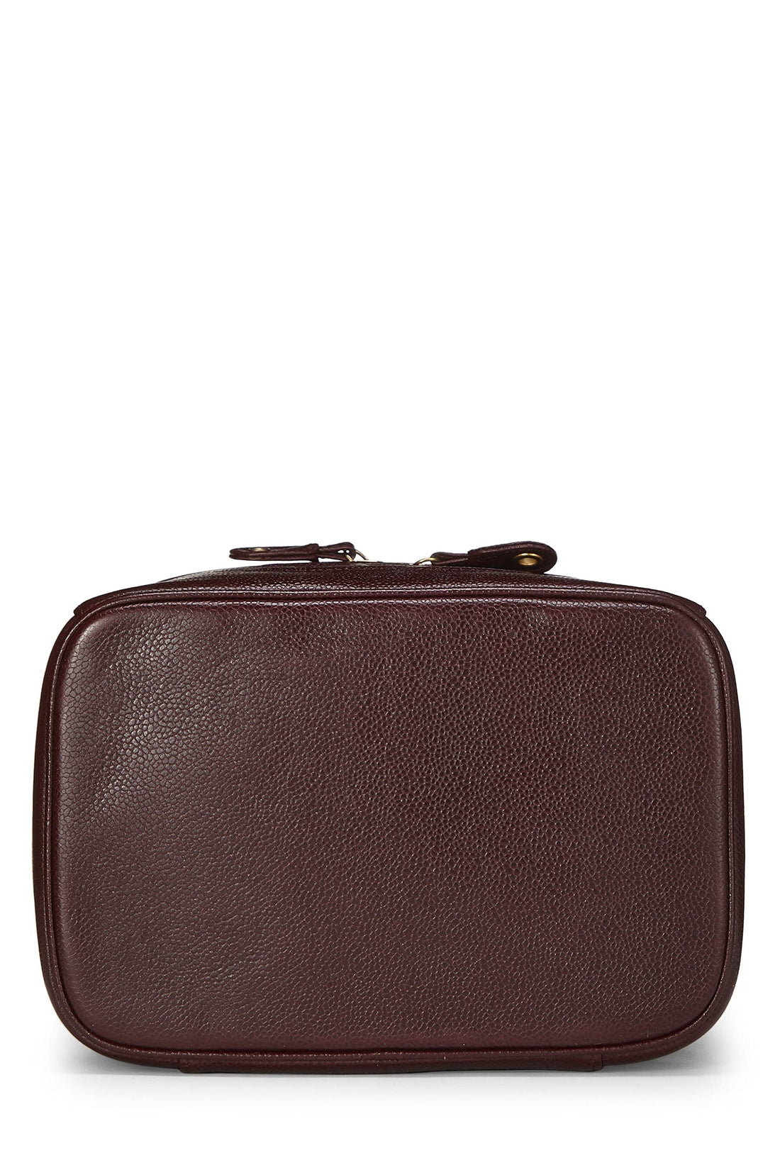 Chanel,  Burgundy Caviar Timeless Vanity Large, Burgundy