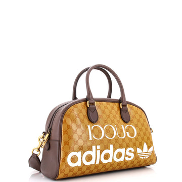 x adidas Duffle Bag GG Coated Canvas Medium