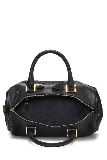 Chanel,  Black Caviar Boston Small, Black