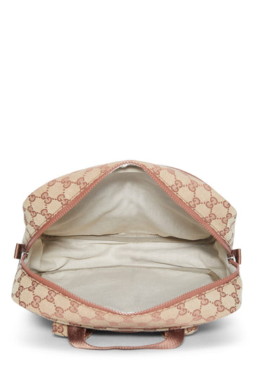 Gucci,  Orange GG Canvas New York Yankees Backpack, Pink