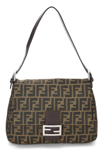 Fendi,  Brown Zucca Canvas Mama, Brown
