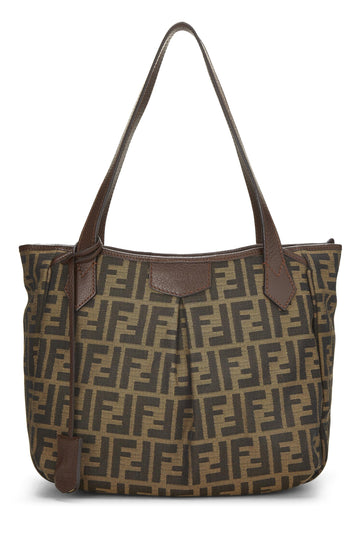 Fendi,  Brown Zucca Canvas Grand Shopping Tote Medium, Brown