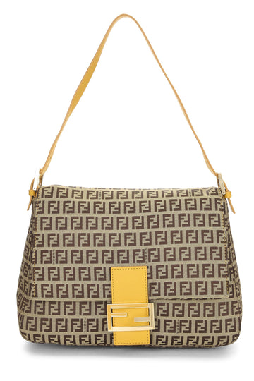 Fendi,  Yellow Zucchino Canvas Mama, Yellow