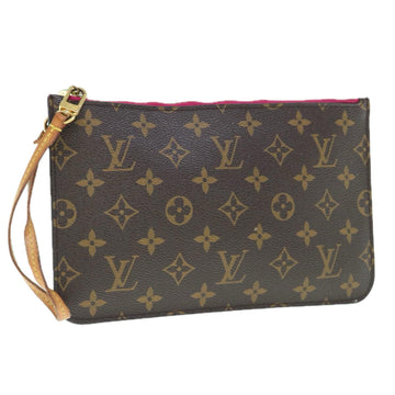 Louis Vuitton Neverfull Pouch  Canvas Clutch Bag ()