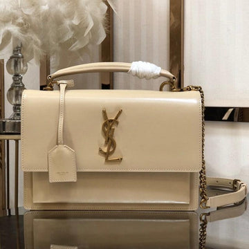 Makersluxe - Sunset Top Handle Bag Light Beige