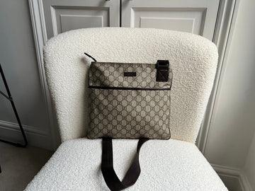 Gucci GG Canvas Slim Messenger Bag