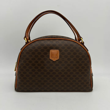 Celine Macadam Canvas Hand Bag PVC Leather - Brown B1130JNJFG
