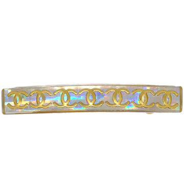 Chanel Hair Clip Hairpin Barrette Clear 97P/62