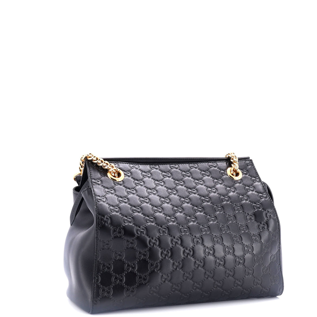 Soft Signature Shoulder Bag Guccissima Leather Medium