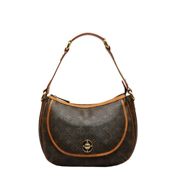Louis Vuitton Monogram M40076 Shoulder Bag PVC/Leather Brown
