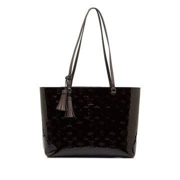 Louis Vuitton Monogram Verney Long Beach MM Tortoise Bag M90475 Amarant Pearl Patent Leather  Louis Vuitton