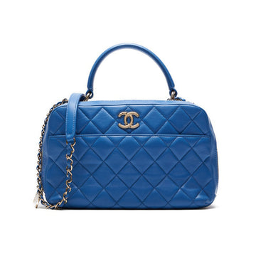 Chanel Matrasse Square  Top Logo 2w Chain Shoulder  Light Blue  Handbag  Handbag Ladies Handbag Hybrid   Ship] Ladies Online