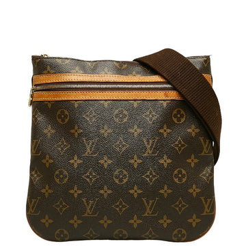 Louis Vuitton Monogram M40044 Shoulder Bag PVC/Leather Brown
