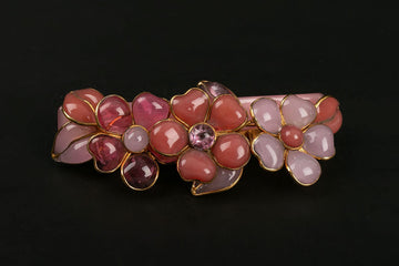 Barrette en pâte de verre
