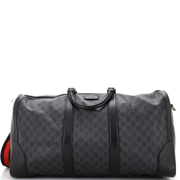 Convertible Duffle Bag GG Coated Canvas Large