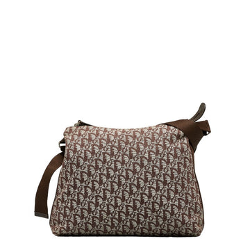 Dior Trotter Shoulder Bag Beige Brown Canvas Ladies