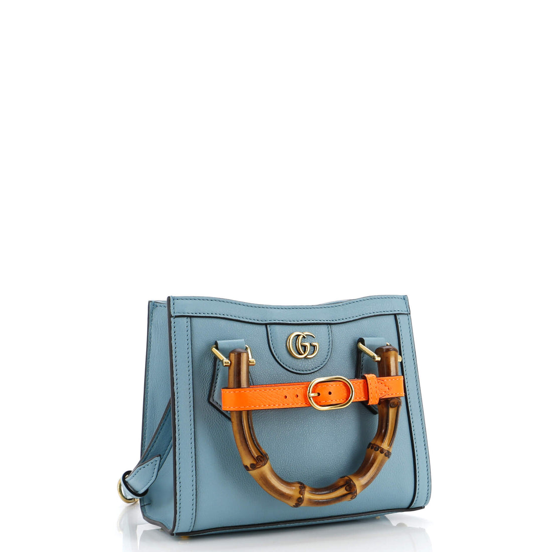 Diana NM Bamboo Handle Tote Leather Mini