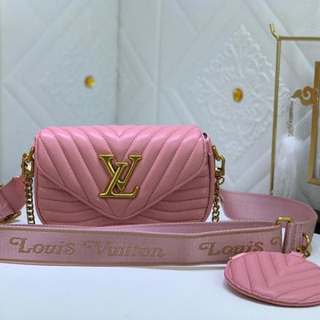 Makersluxe - Wave Multi Pochette Bag Pink