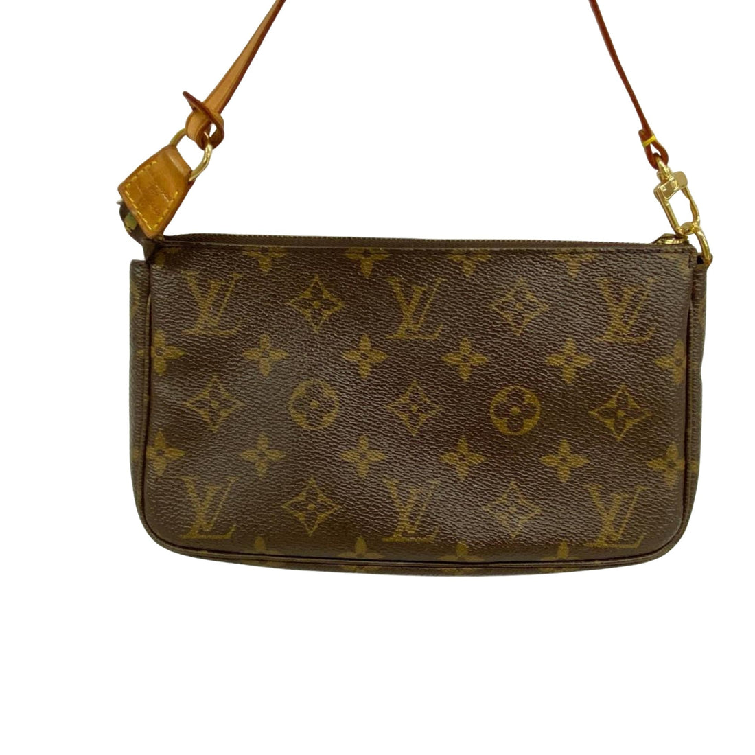 Louis Vuitton Pochette Accessoire  Canvas Clutch Bag ()