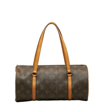 Louis Vuitton Monogram Papillon 30  Handbag M51385 Brown PVC Leather Lady Louis Vuitton