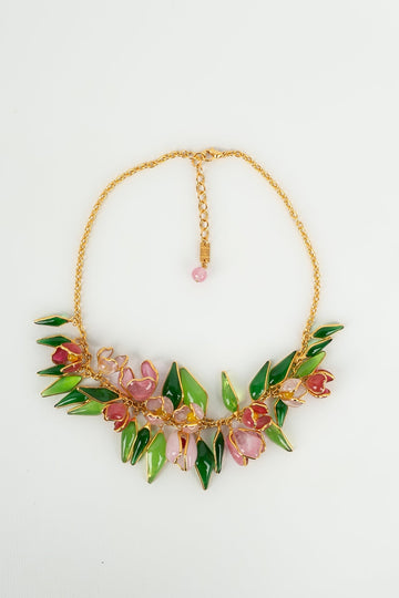 Collier fleurs Augustine