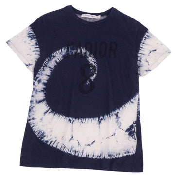 Christian Dior   y Short Sleeve Tidey Coloring Tops  S Navy/White Moz