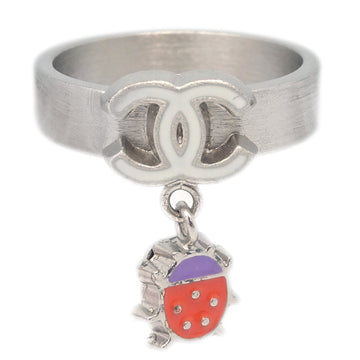 Chanel Ladybug Ring Silver #53 #13 04P